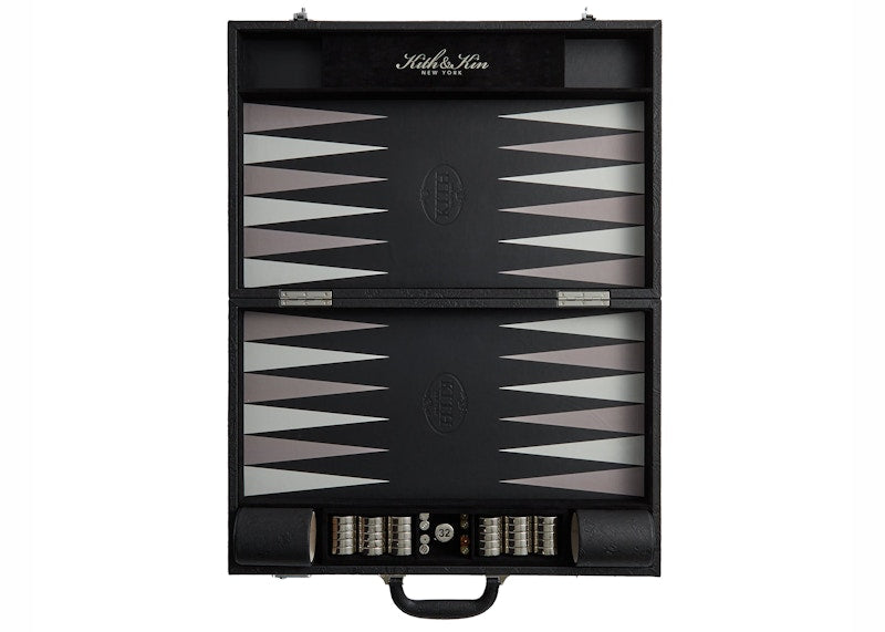 Kith Paisley Backgammon Board Black