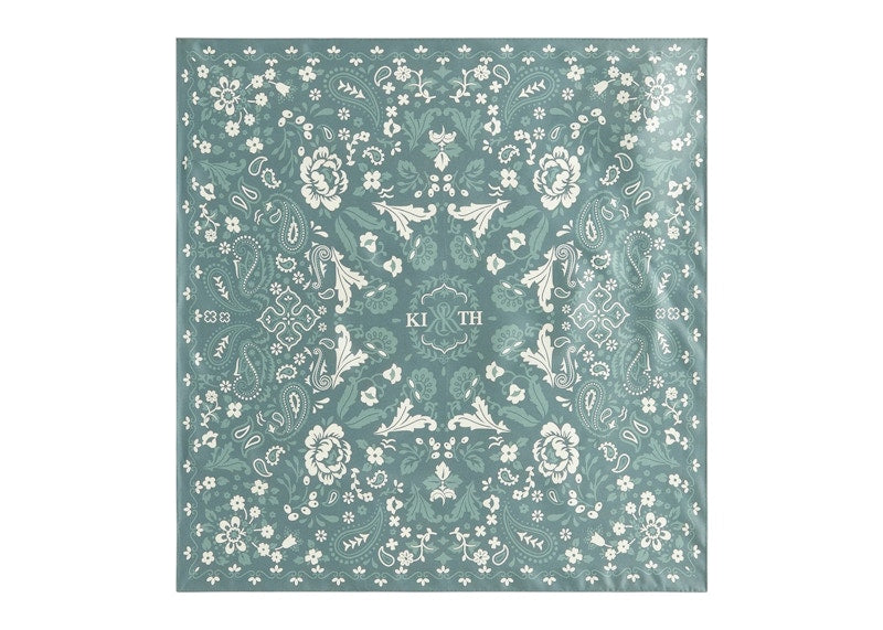 Kith Paisley Printed Silk Bandana (SS25) Court