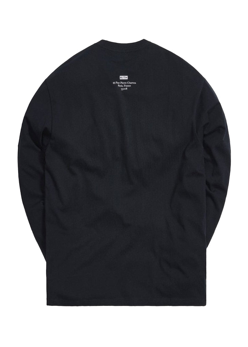 Kith Paris Stamp L/S Tee Black