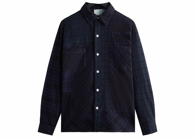 Kith Patchwork Berkeley Buttondown Shirt Nocturnal