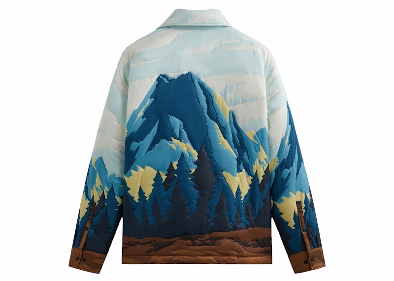 Kith Patchwork Brixton Puffed Shirt Jacket Helium