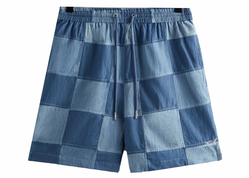 Kith Patchwork Indigo Active Short Indigo