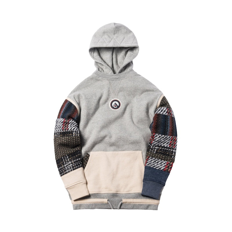 Kith Patchwork Williams Hoodie Heather Grey