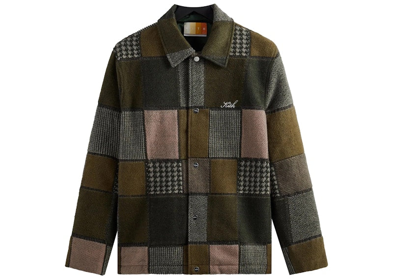 Kith Patchwork Wool Coaches Jacket Canopy