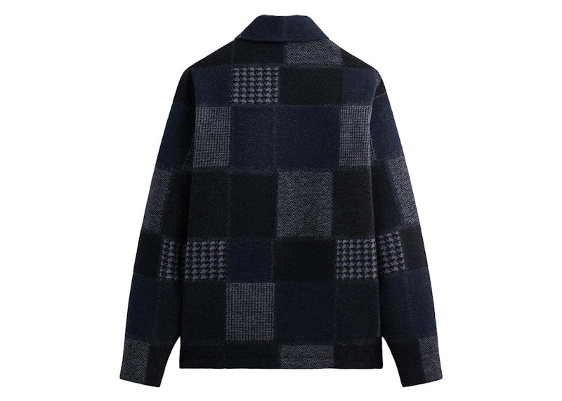 Kith Patchwork Wool Coaches Jacket Nocturnal