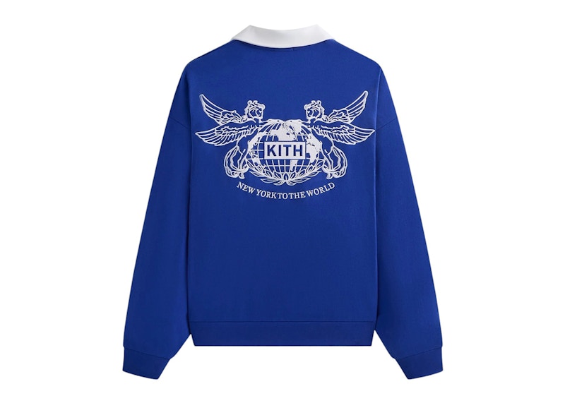 Kith Pegasus Crest Nelson Collared Pullover Cyclone
