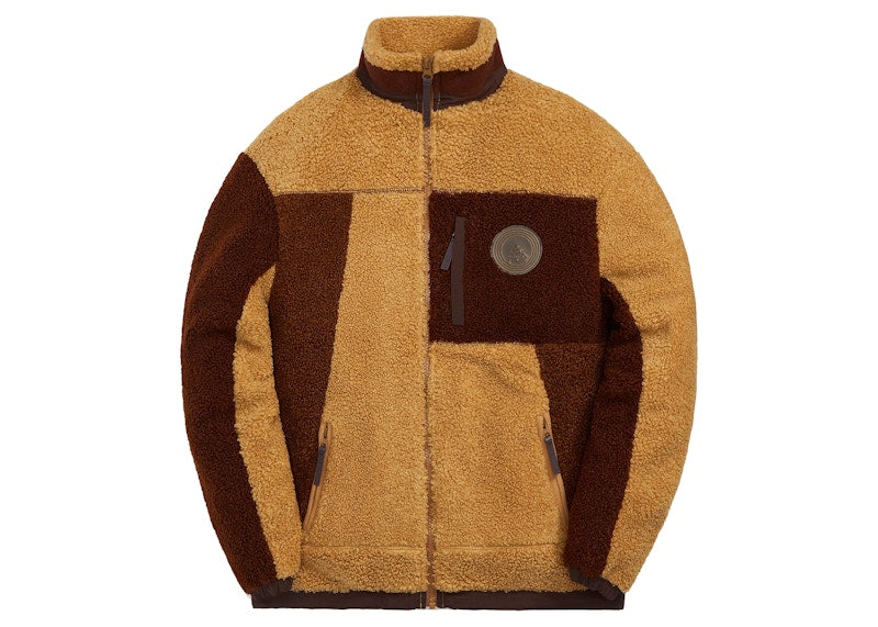Kith Pinehurst Bonded Sherpa Full Zip Chestnut