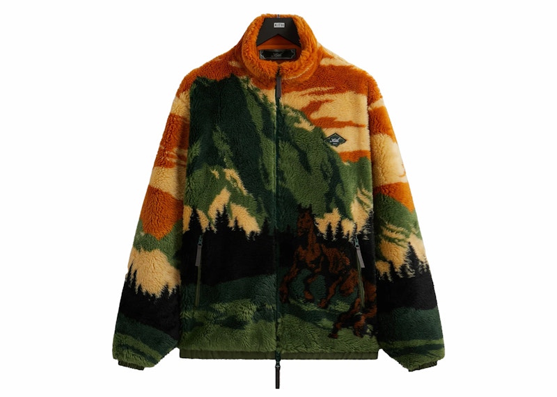Kith Pinehurst Sherpa Full Zip Bergamot