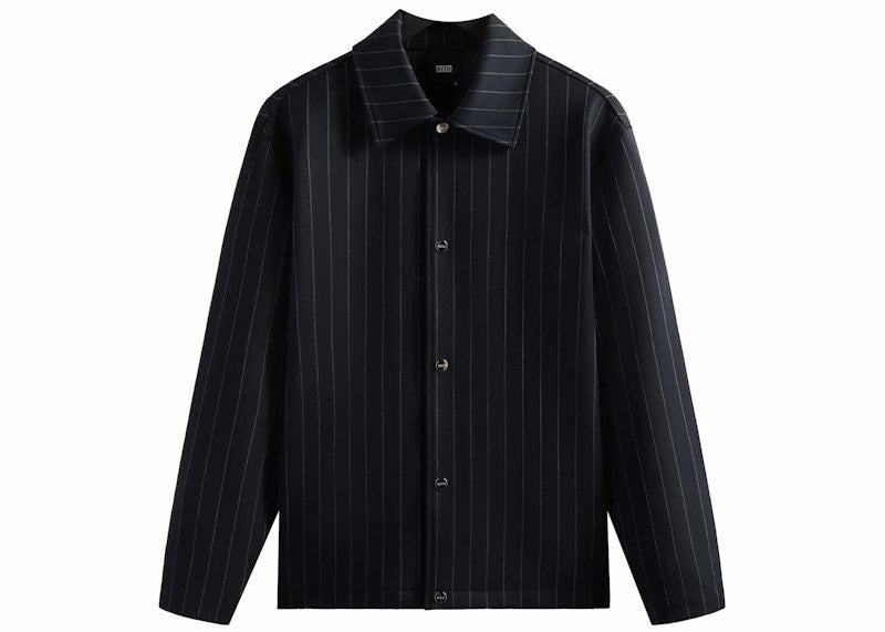 Kith Pinstripe Double Knit Coaches Jacket Nocturnal