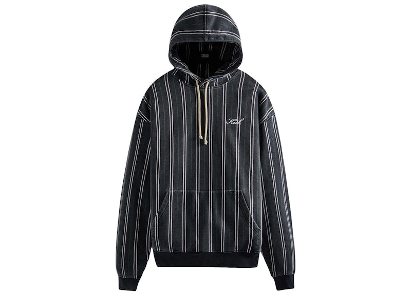 Kith Pinstripe Williams III Hoodie Nocturnal