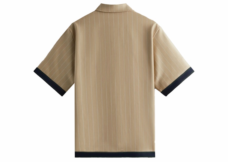 Kith Pinstripe Woodpoint Shooting Shirt Sandrift