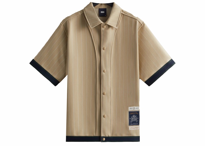 Kith Pinstripe Woodpoint Shooting Shirt Sandrift