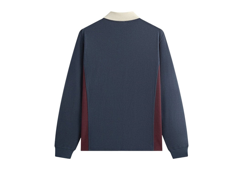 Kith Pique Long Sleeve Tap Polo Nocturnal