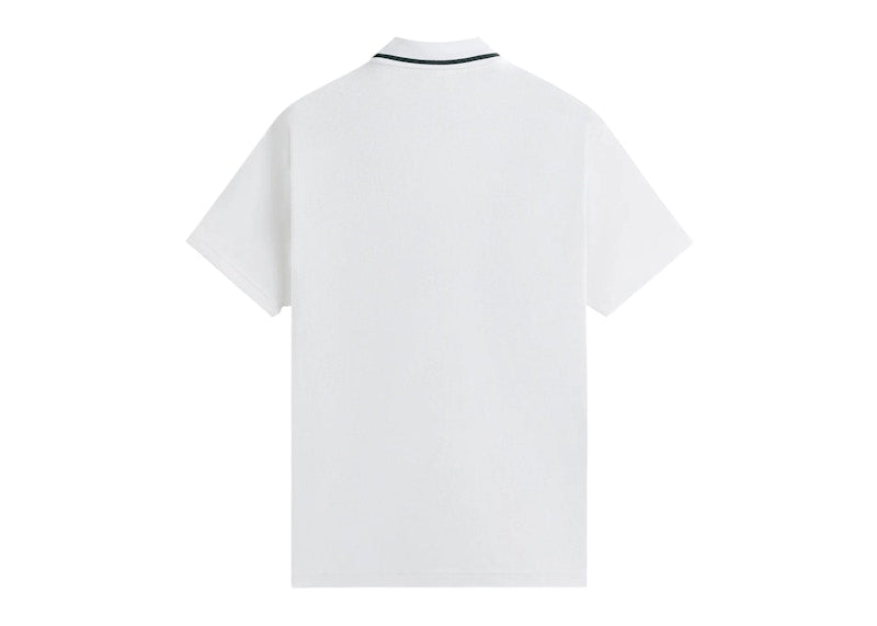 Kith Pique Short Sleeve Tap In Soccer Polo White