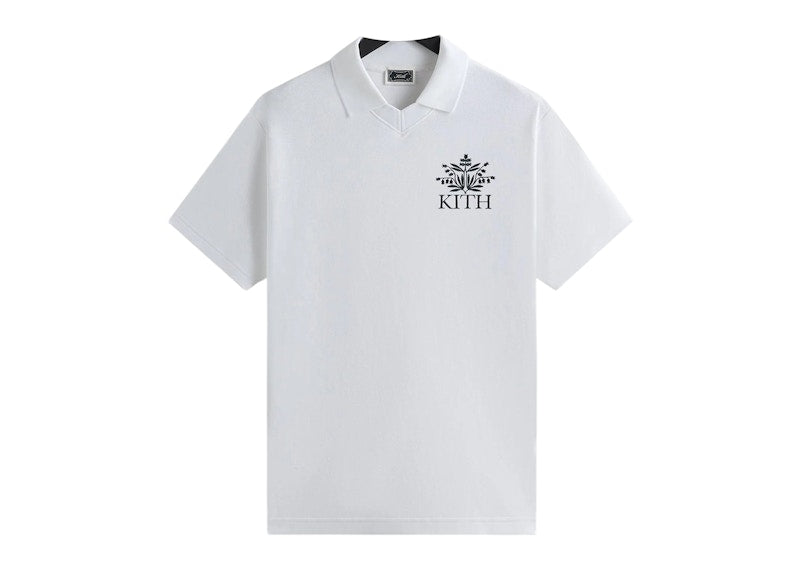 Kith Pique Short Sleeve Tap in Polo White