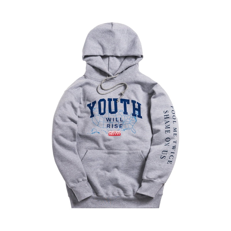 Kith President's Day Hoodie Heather Grey