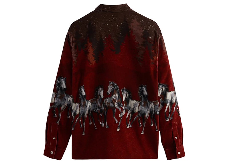 Kith Printed Horses Cord Ludlow Shirt Allure