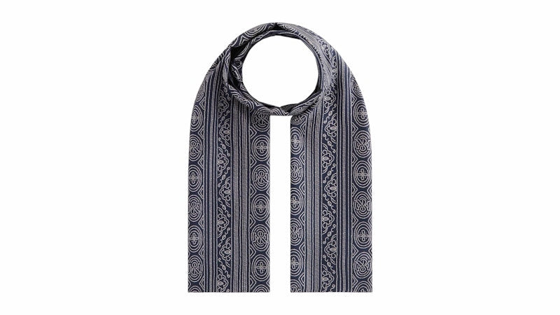 Kith Printed Silk Scarf Nocturnal