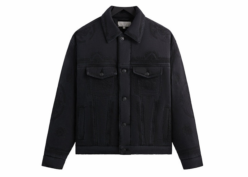 Kith Puffed Jase Denim Jacket Black