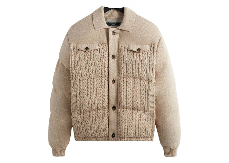 Kith Puffed Stiles Knit Trucker Jacket Canvas