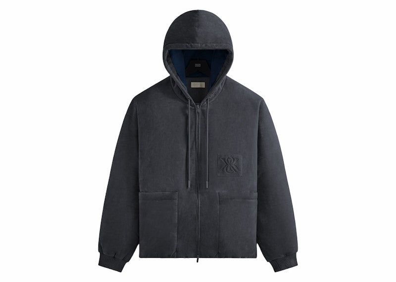 Kith Puffed Suede Jaysen Hoodie Trench