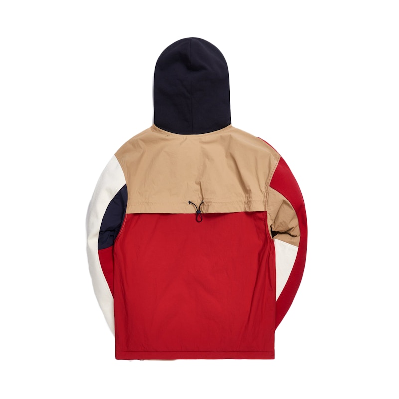 Kith Quilted Colorblock Hoodie Tan/Multi
