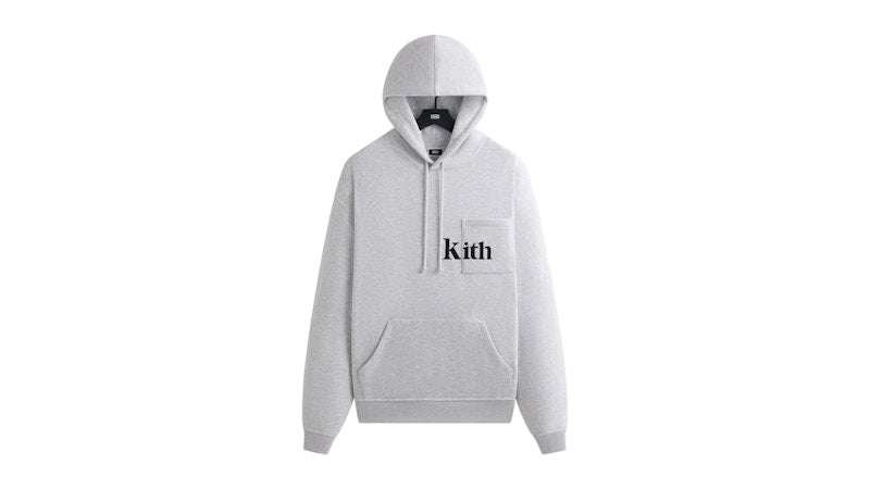 Kith Quinn Hoodie Light Heather Grey