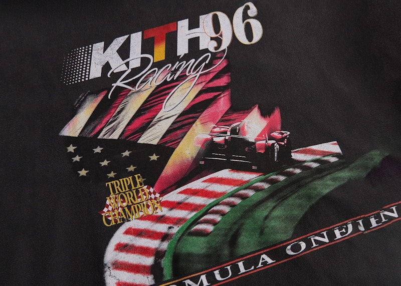 Kith Racing Vintage Tee Black