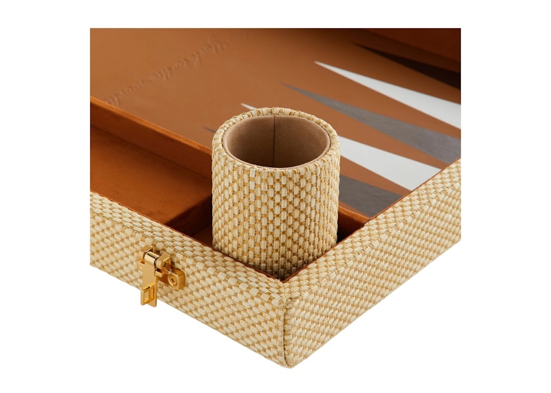 Kith Raffia Backgammon Board Multicolor