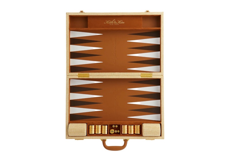 Kith Raffia Backgammon Board Multicolor
