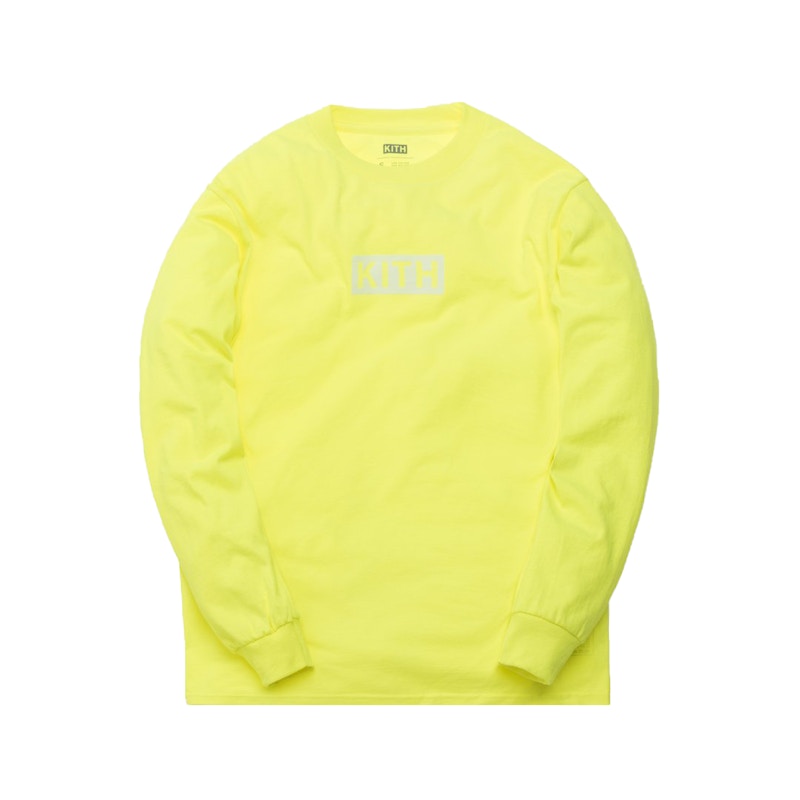 Kith Reflective L/S Tee Citron