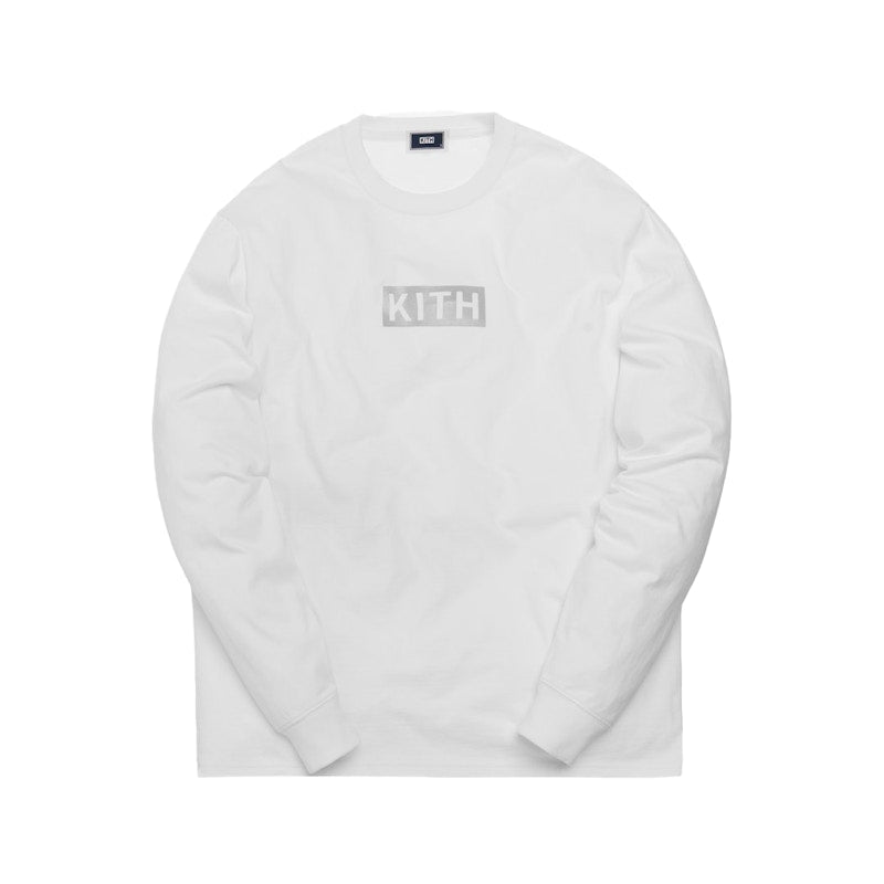 Kith Reflective L/S Tee White