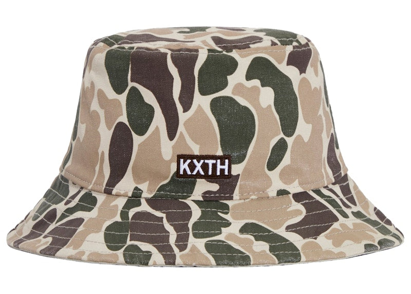 Kith Reversible 10 Year Anniversary Bucket Hat Duck Camo