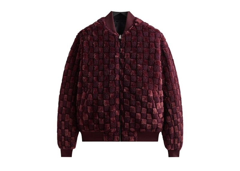 Kith Reversible Faux Fur Avery Bomber Jacket Magma