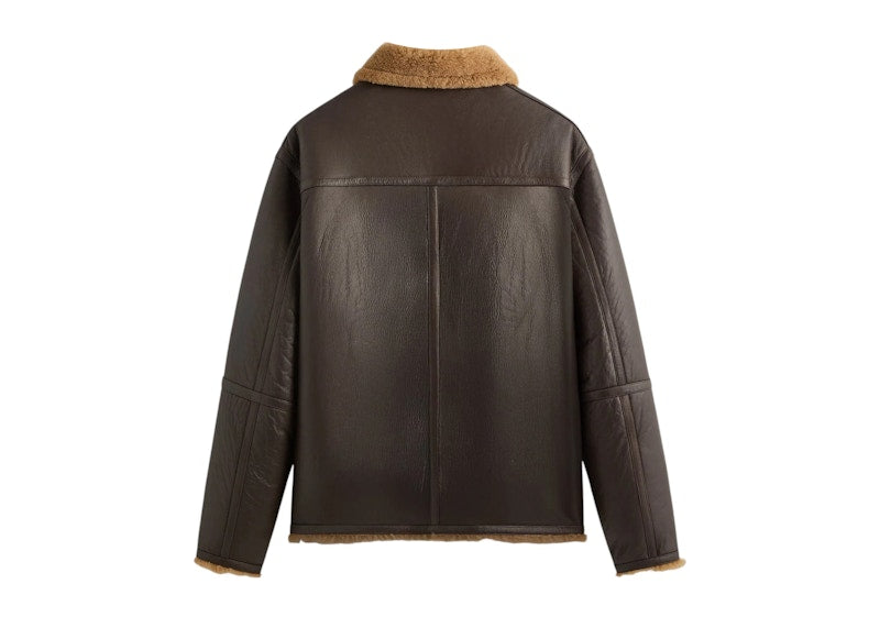 Kith Reversible Shearling Bomber Kindling