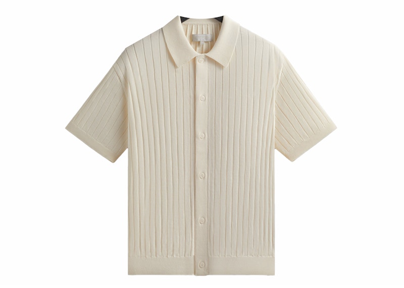 Kith Rhys Knit Stripe Buttondown Sandrift