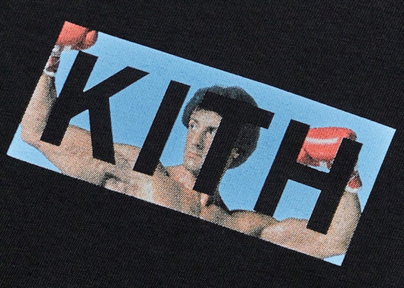 Kith Rocky Balboa Classic Logo Tee Black