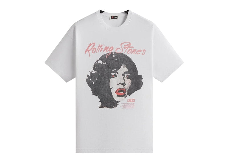 Kith Rolling Stones Far Away Eyes Vintage Tee White