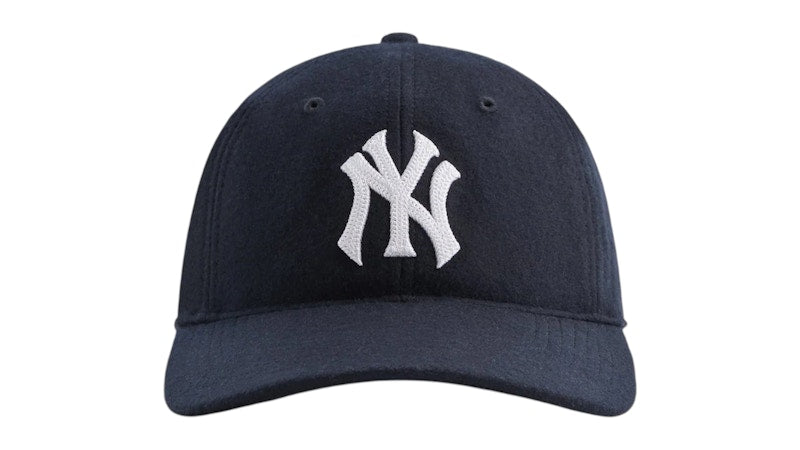 Kith Ronnie Fieg x 47 Brand New York Yankees Wool Deconstructed Franchise LS Fitted Cap Nocturnal