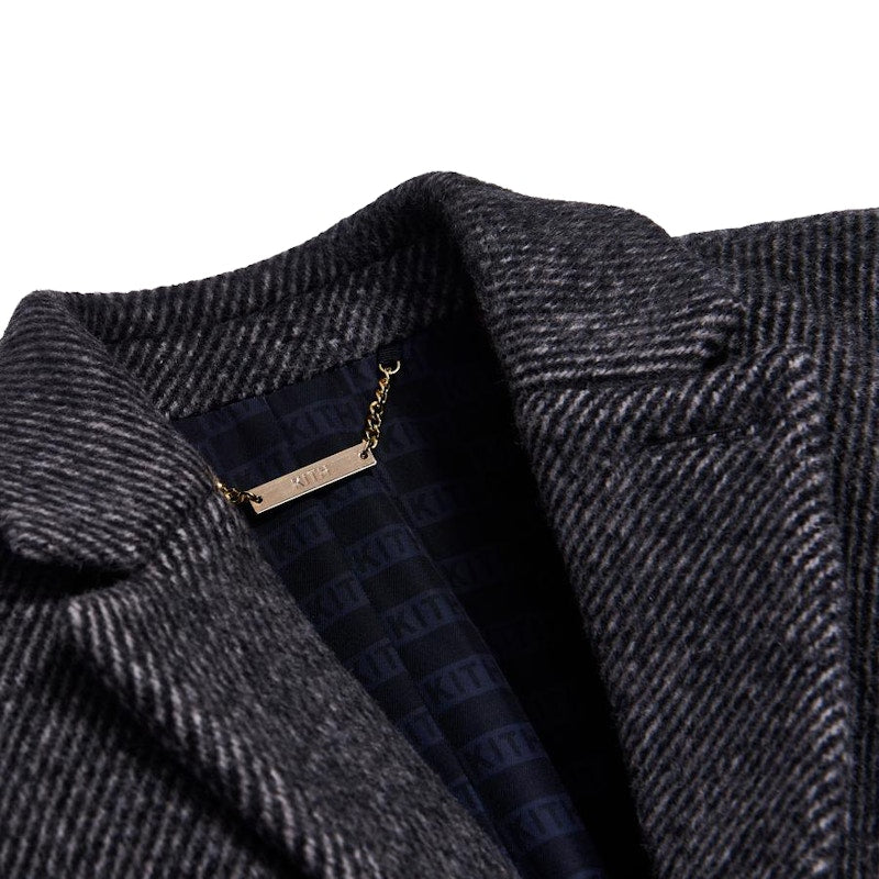 Kith Royce Wool Overcoat Black