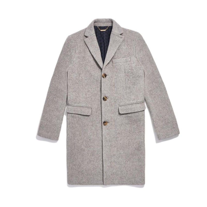 Kith Royce Wool Overcoat Light Grey
