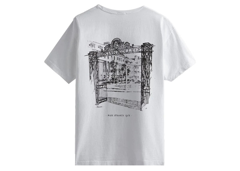 Kith Russell Athletic CUNY Brooklyn College Main Gate Vintage Tee White