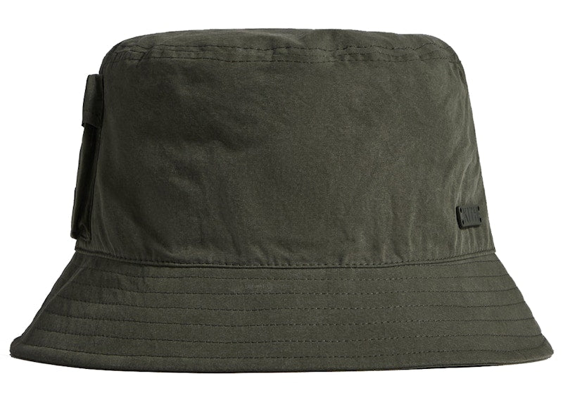 Kith Sandwash Cotton Pocket Bucket Hat Cypress