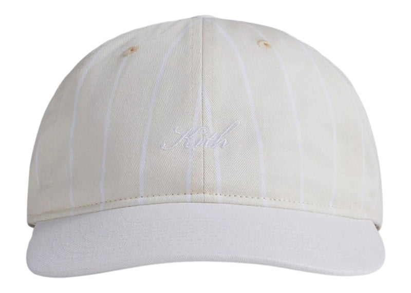Kith Script Pinstripe Cap Muslin