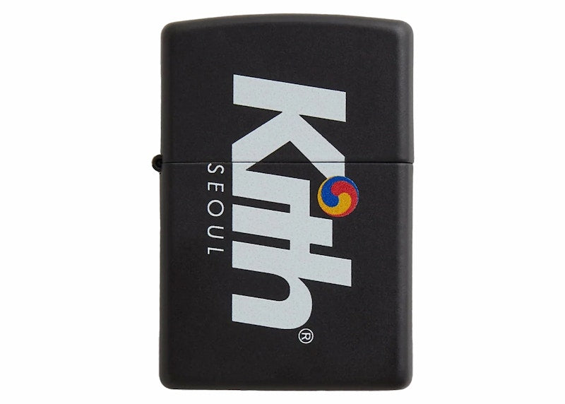 Kith Seoul Zippo Lighter Black