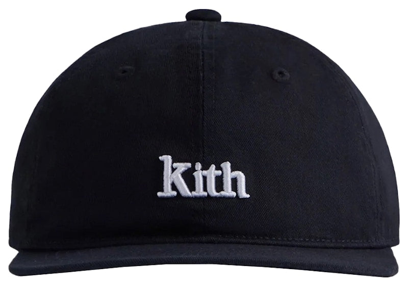 Kith Serif Snapback Black