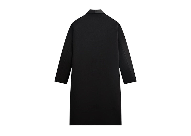 Kith Shawl Collar Wool Bernard Coat Black