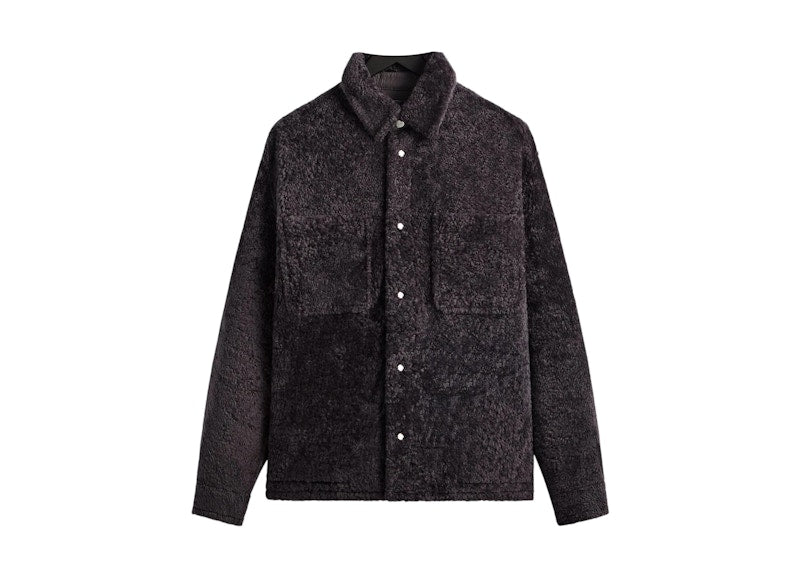 Kith Shearling Ace Shirt Jacket Thunder