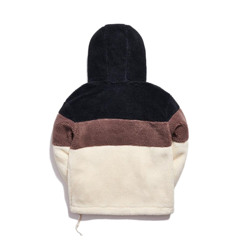 Kith Sherpa Double Pocket Hoodie Mauve