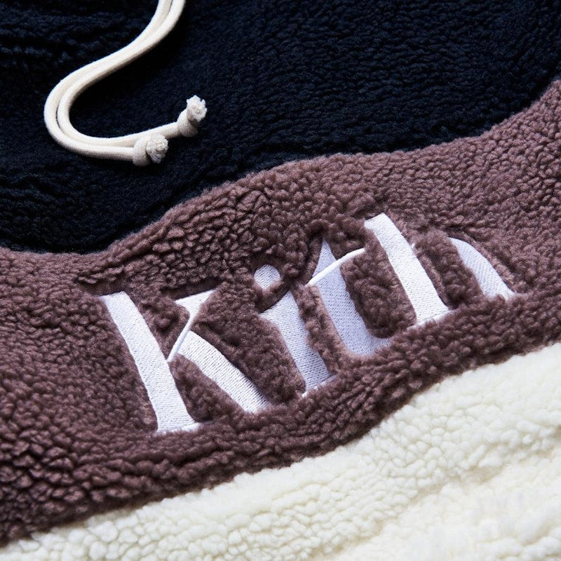 Kith Sherpa Double Pocket Hoodie Mauve